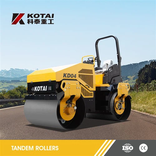 4 Tonluk Tandem Tambur Silindiri